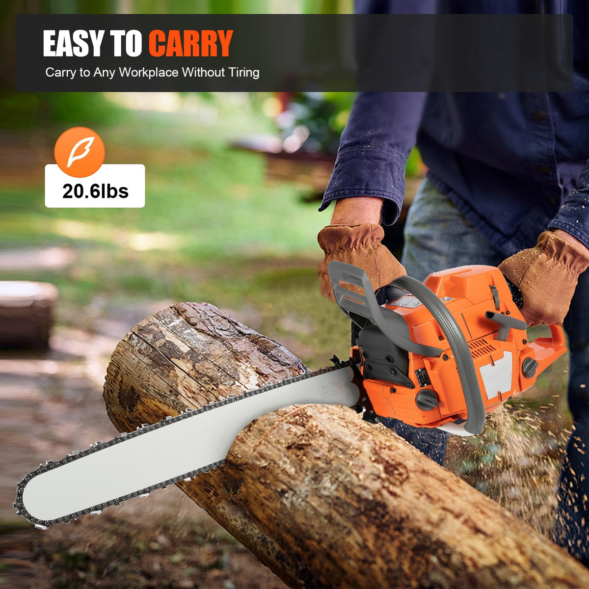 24'' 72CC 2-Stroke Gas Chainsaw S770
