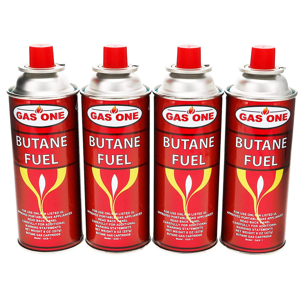 4 Pack 8oz Camping Fuel Canisters R652