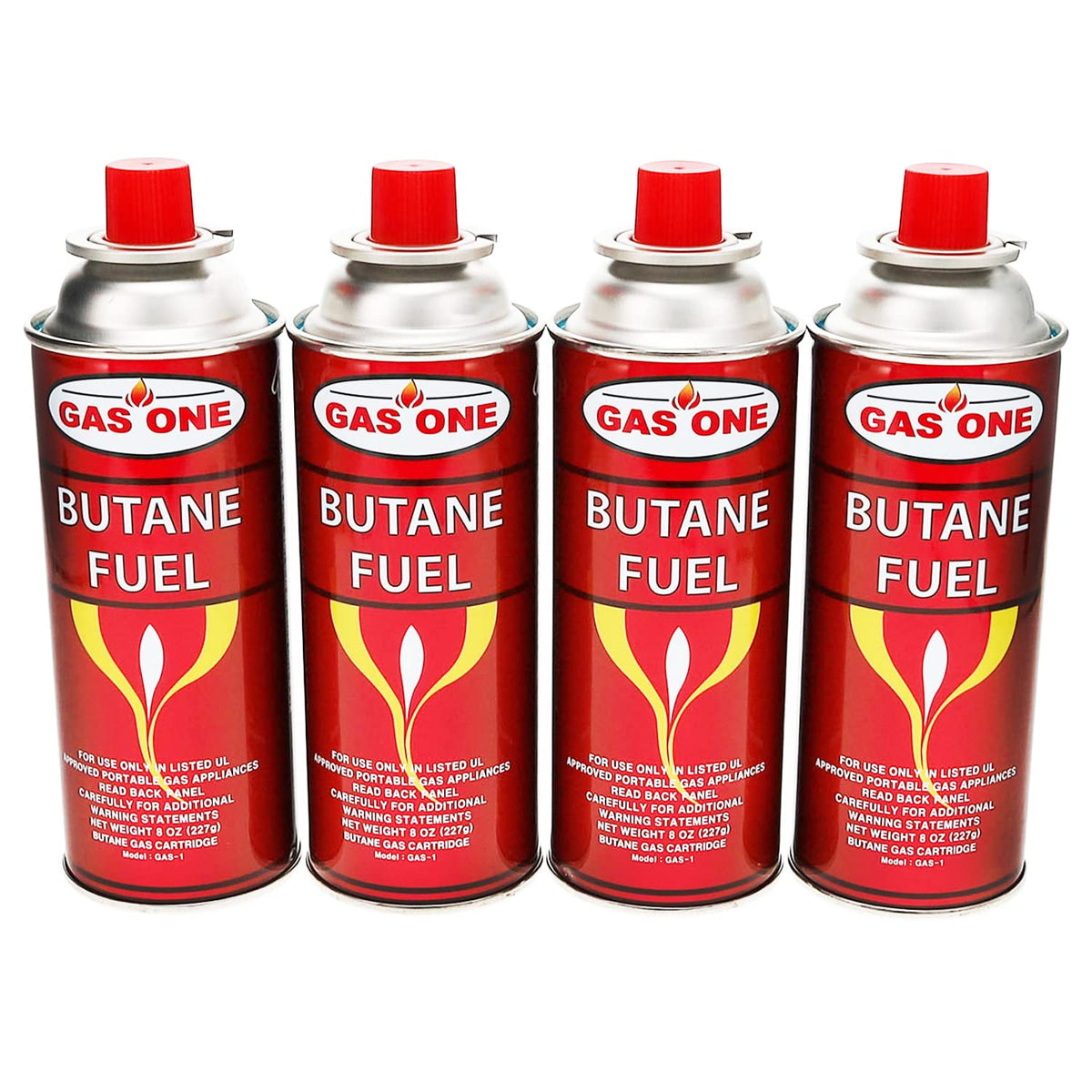 4 Pack 8oz Camping Fuel Canisters R652