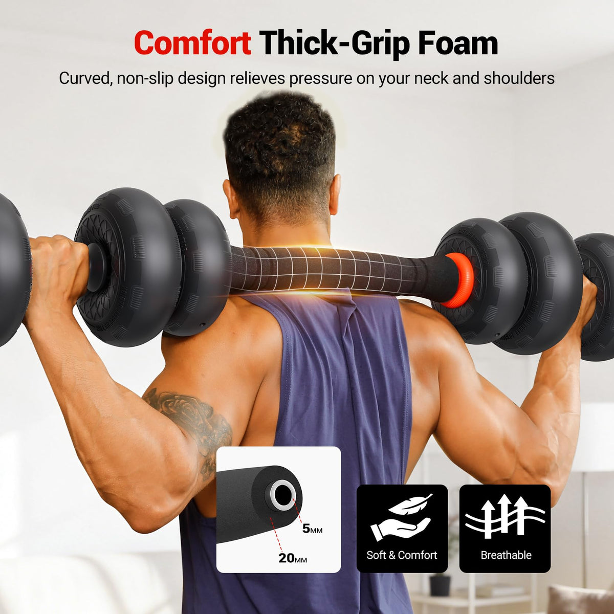 Adjustable Dumbbell Set with Connector U37990