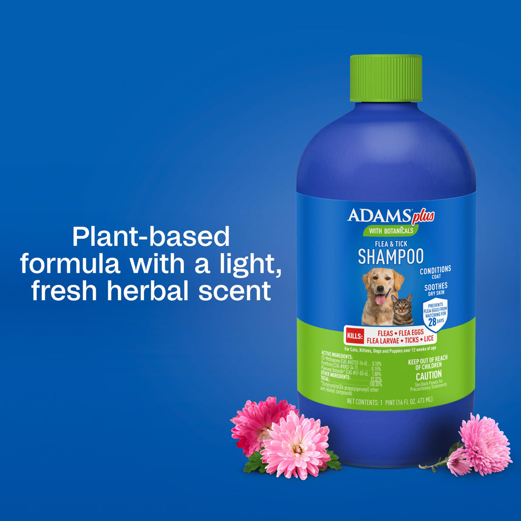 Flea & Tick Shampoo for Dogs 24 Ounces B707