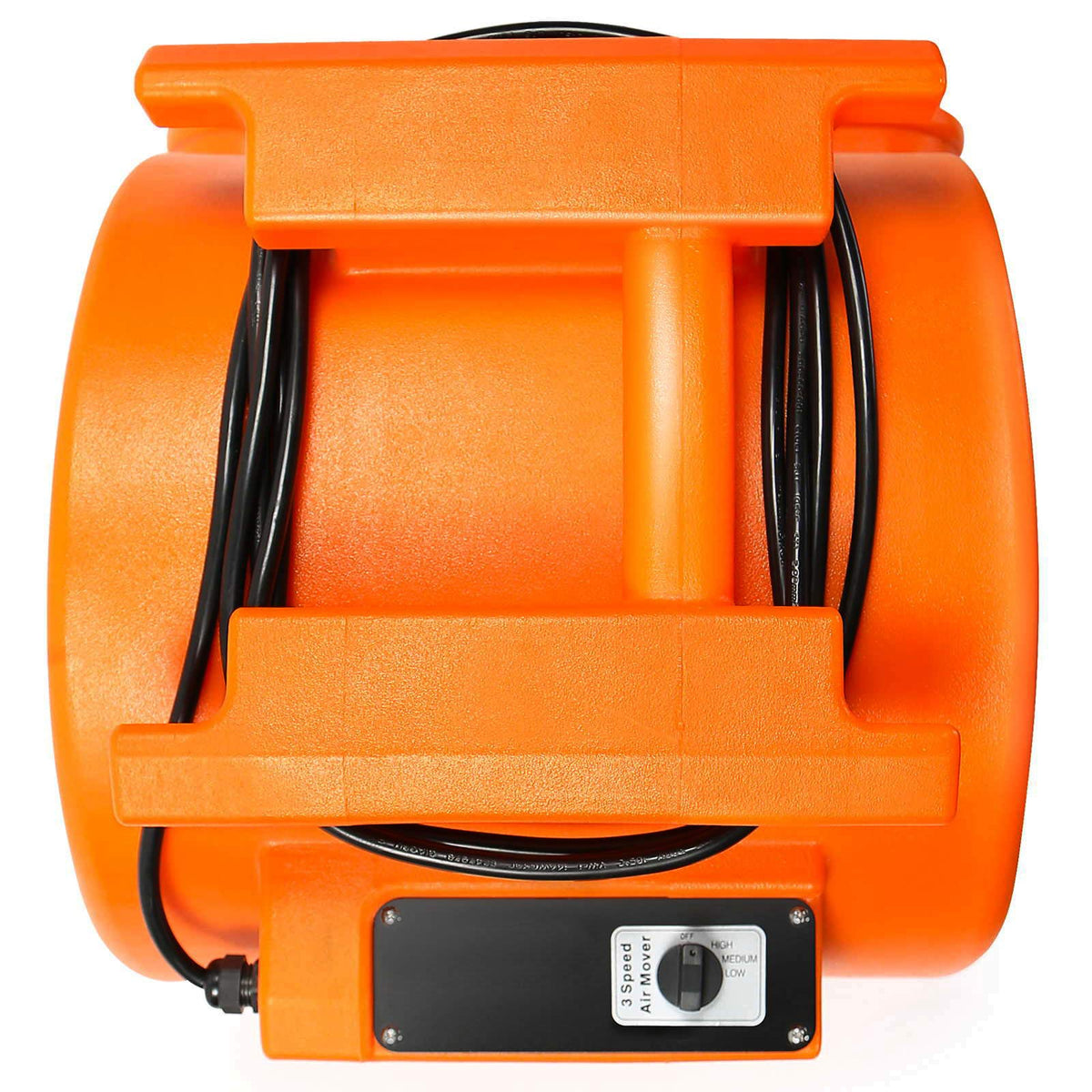 6pk 3 Speed 1 HP Orange Stackable Air Mover Floor Fan G262484