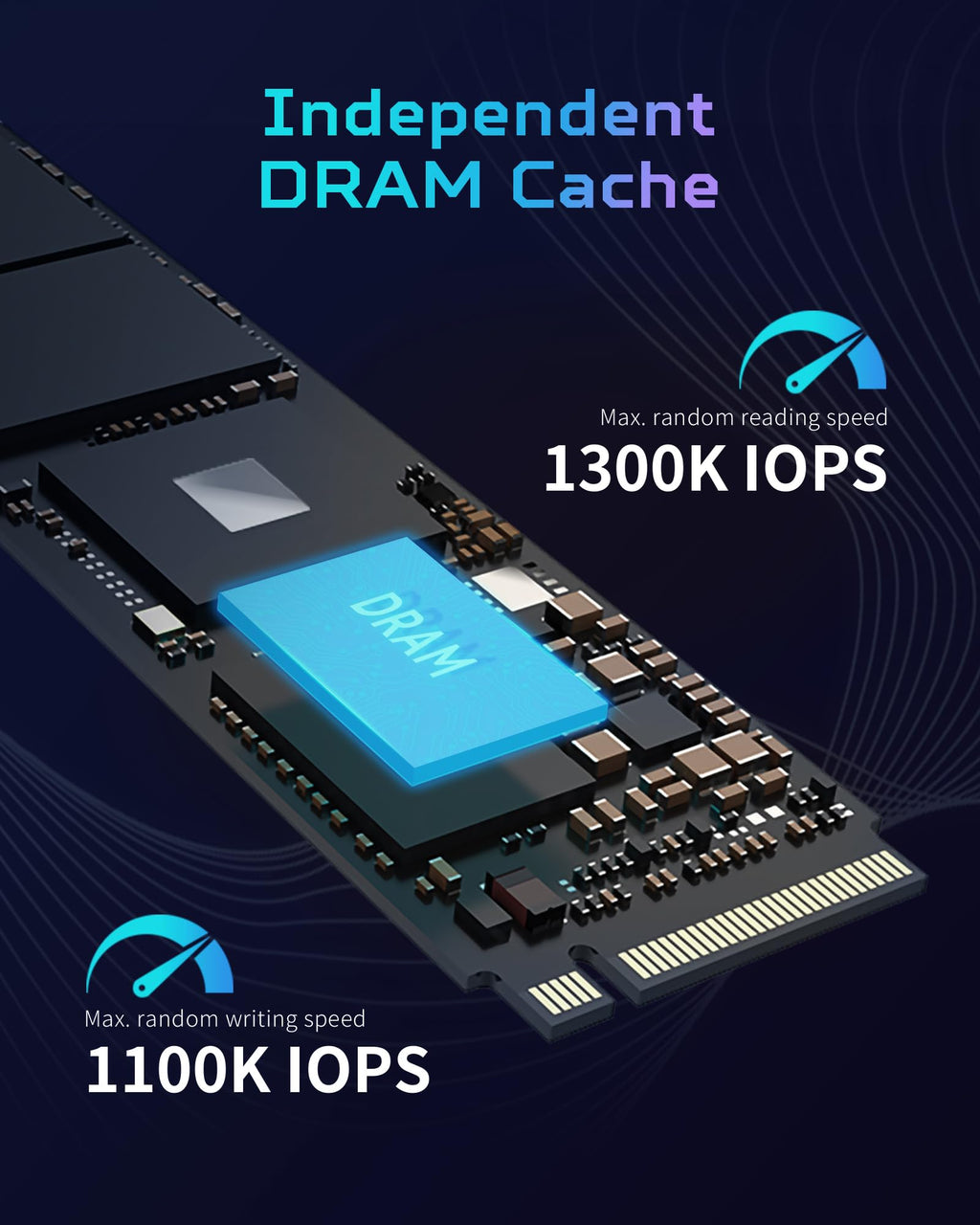 1TB NVMe PCIe Gen4×4 M.2 Internal SSD N9611