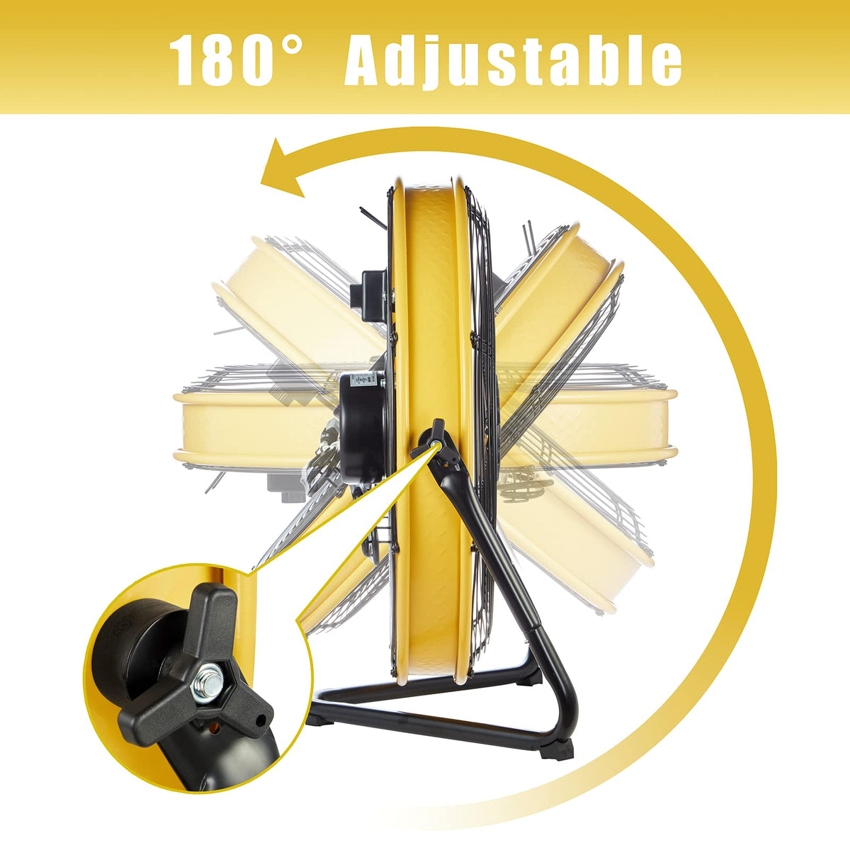 20 inch Heavy Duty Shroud Fan with 1/4 Motor, 2 Pack A13680