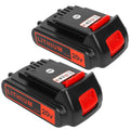 2 Pack 4000mAh 20V Lithium Ion Battery F824