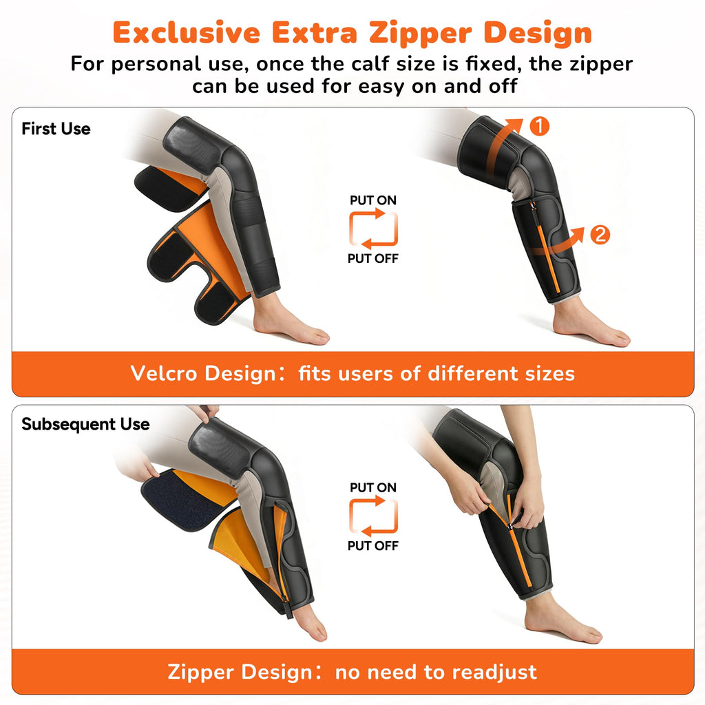 Air Compression Leg Massager with Heat K38113