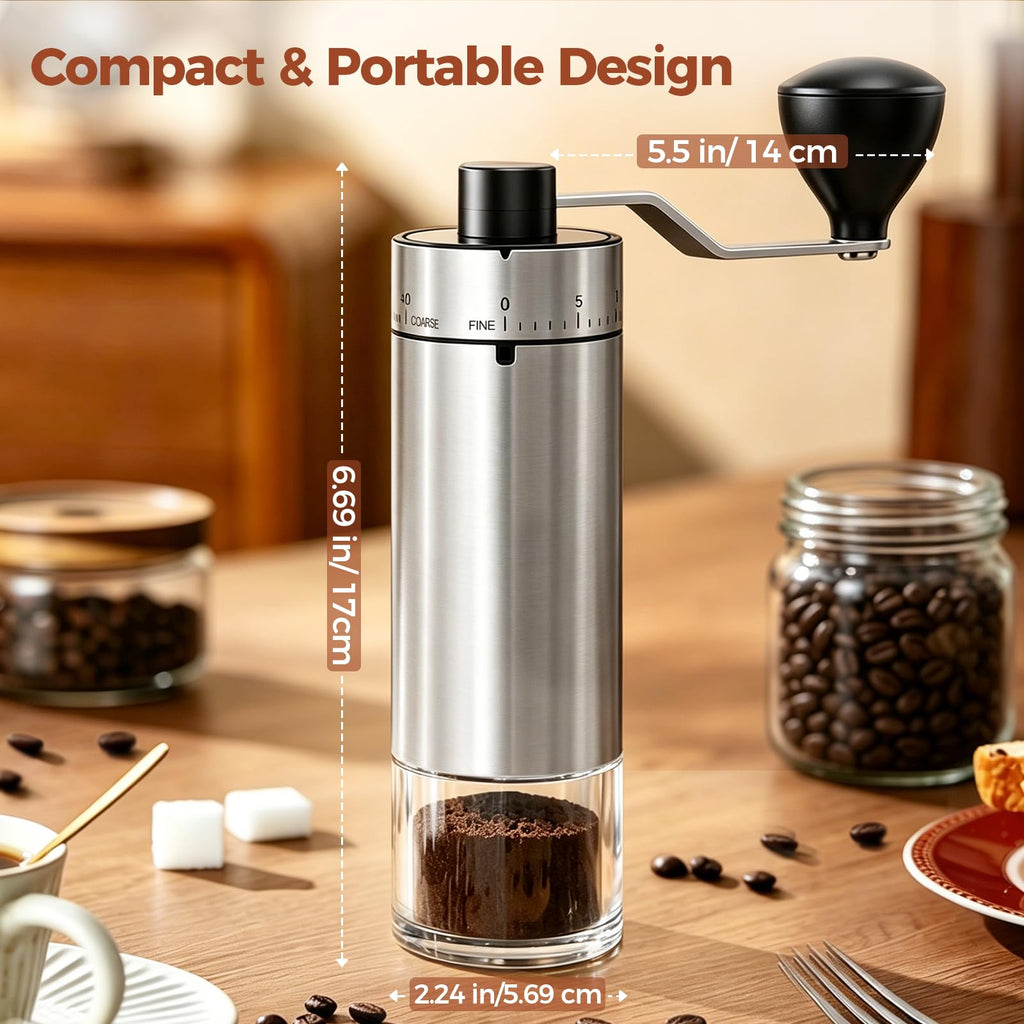 Manual Coffee Grinder with Ceramic Conical Burr K171