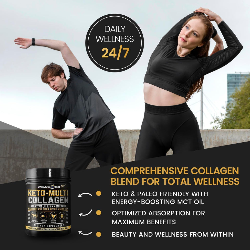 16.2 oz Unflavored Hydrolyzed Collagen Peptides Powder W64317