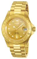 Gold Dial Stainless Steel Watch Y427526