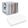 2 Pcs Clear Acrylic CD Holder C3450