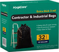 42 Gallon Extra Thick 3MIL Heavy Duty Bags with Tie Flaps, 32 Count U963