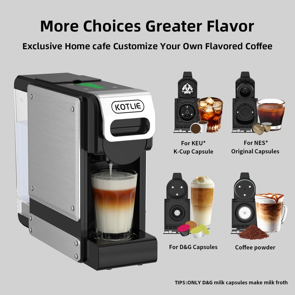 19 Bar Single Serve Coffee Maker with 34 Oz Reservoir P991755