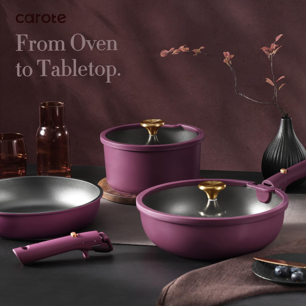 21 Pc Non Stick Cookware Set S882