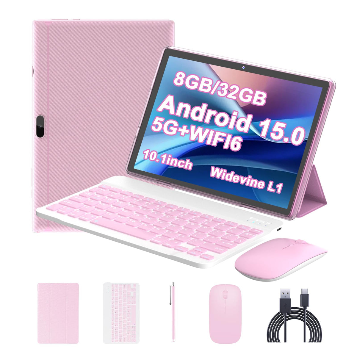 10 Inch 8GB RAM 32GB ROM Tablet with Keyboard Stylus E9735