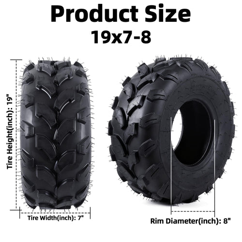 19x7-8 Tubeless All-Terrain ATV UTV Tires I690