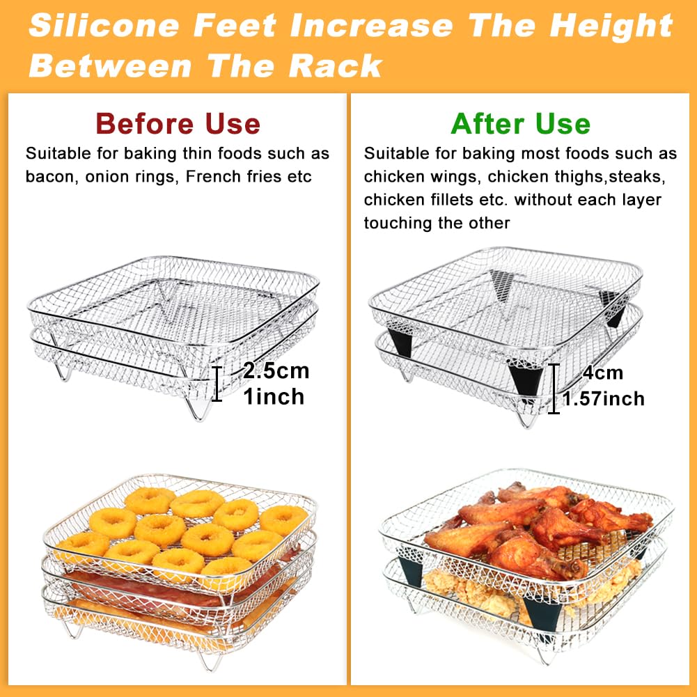 7 inch Square Air Fryer Rack M104