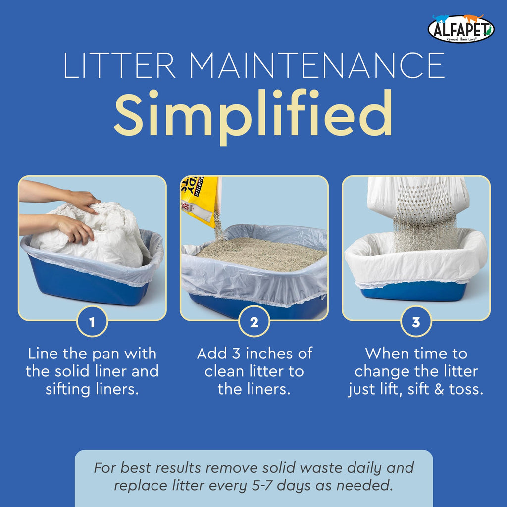 Jumbo 15 Count Pack of 5 Cat Litter Box Liners B90360