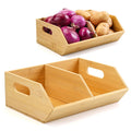 2 Set Bamboo Storage Bins U19225