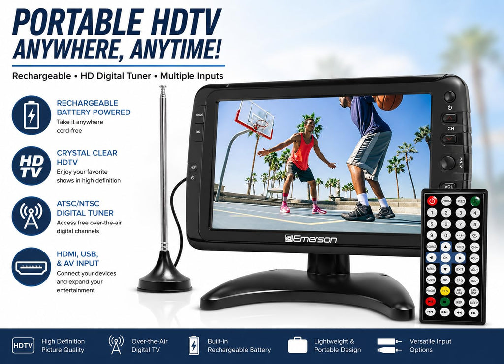 Portable TV with Antenna E78110