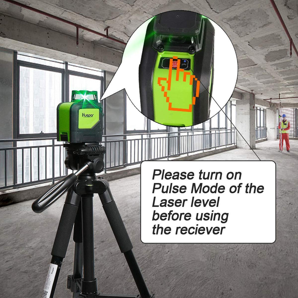 Laser Detector Green Red Beams 200Ft H64303