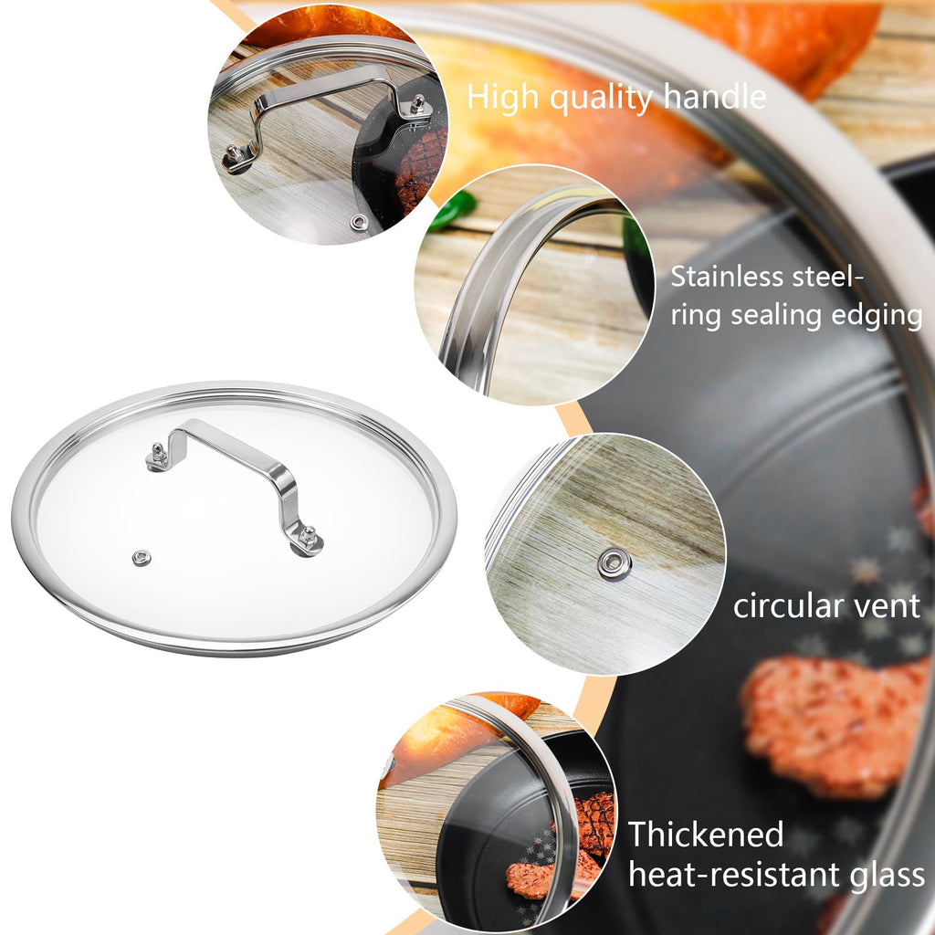 10 Inch Tempered Glass Pot & Pan Lid E573