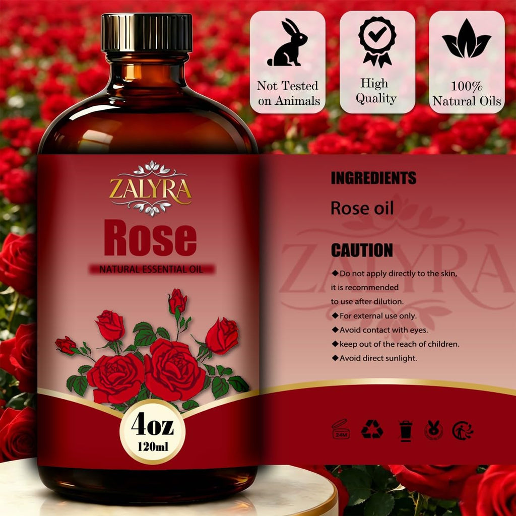Lavender&Rose Essential Oil 4 Fl Oz+0.33 Fl Oz I31958