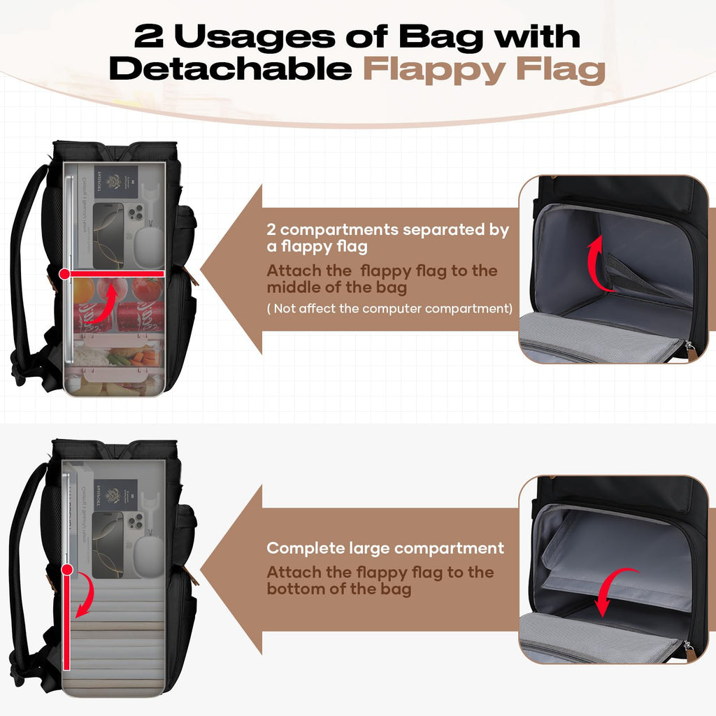 15.6-17.3" Laptop Backpack with Lunch Box K507608