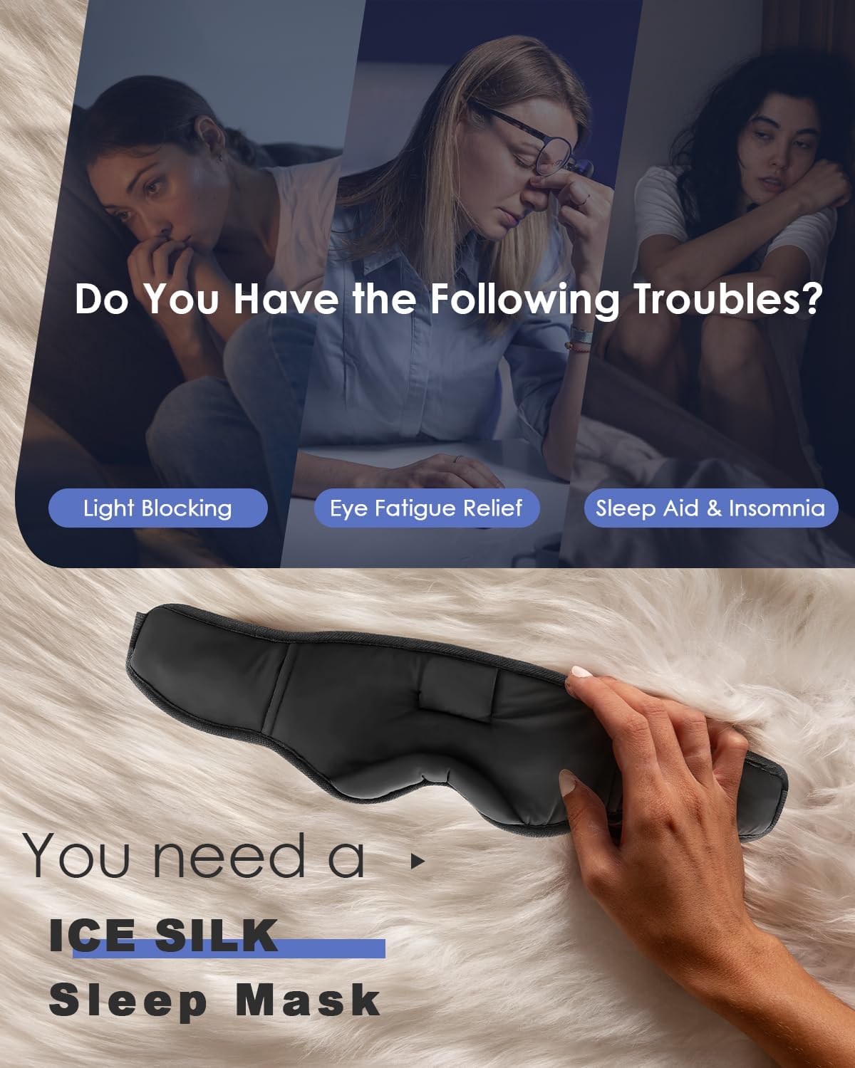 Sleep Mask with Bluetooth Headphones S6260
