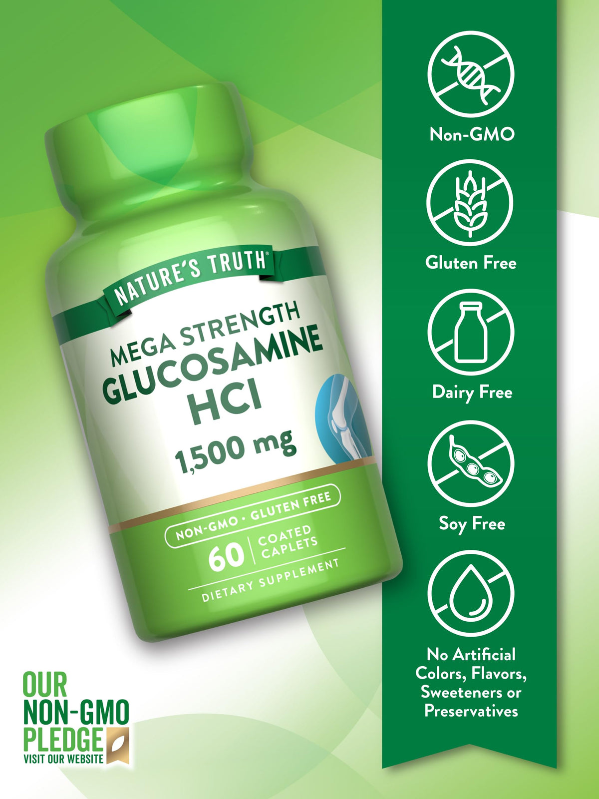 Glucosamine HCI 1500mg 60 Caplets R330