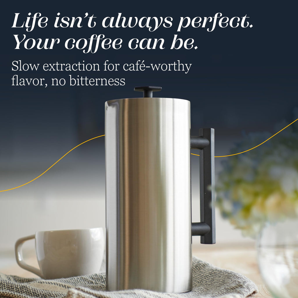 32oz Stainless Steel French Press H2418