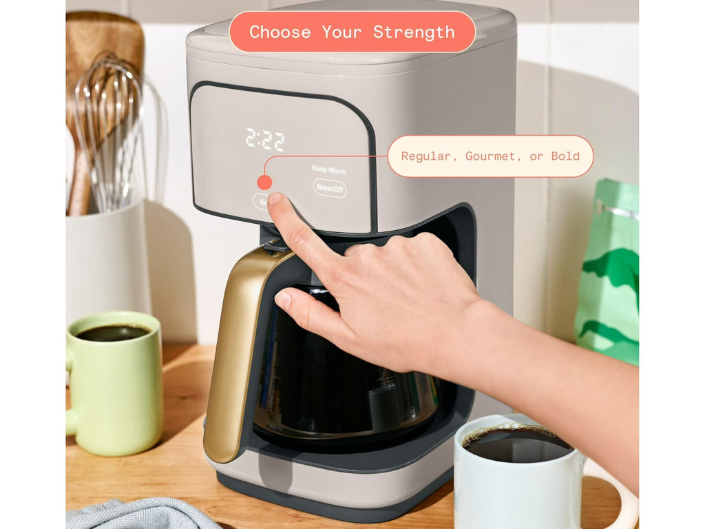 12-Cup Programmable Coffee Maker with Glass Carafe G403023