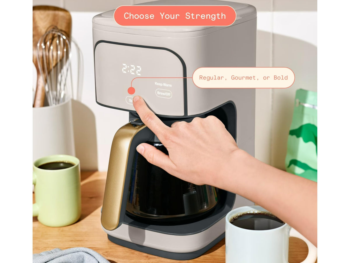 12-Cup Programmable Coffee Maker with Glass Carafe G403023