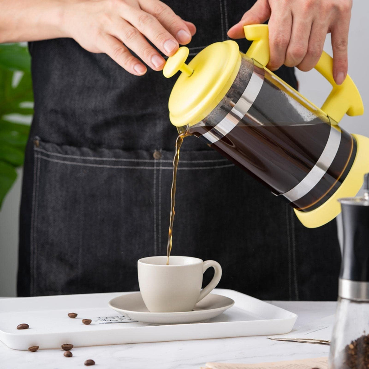 1L Stainless Steel Coffee Maker J10309