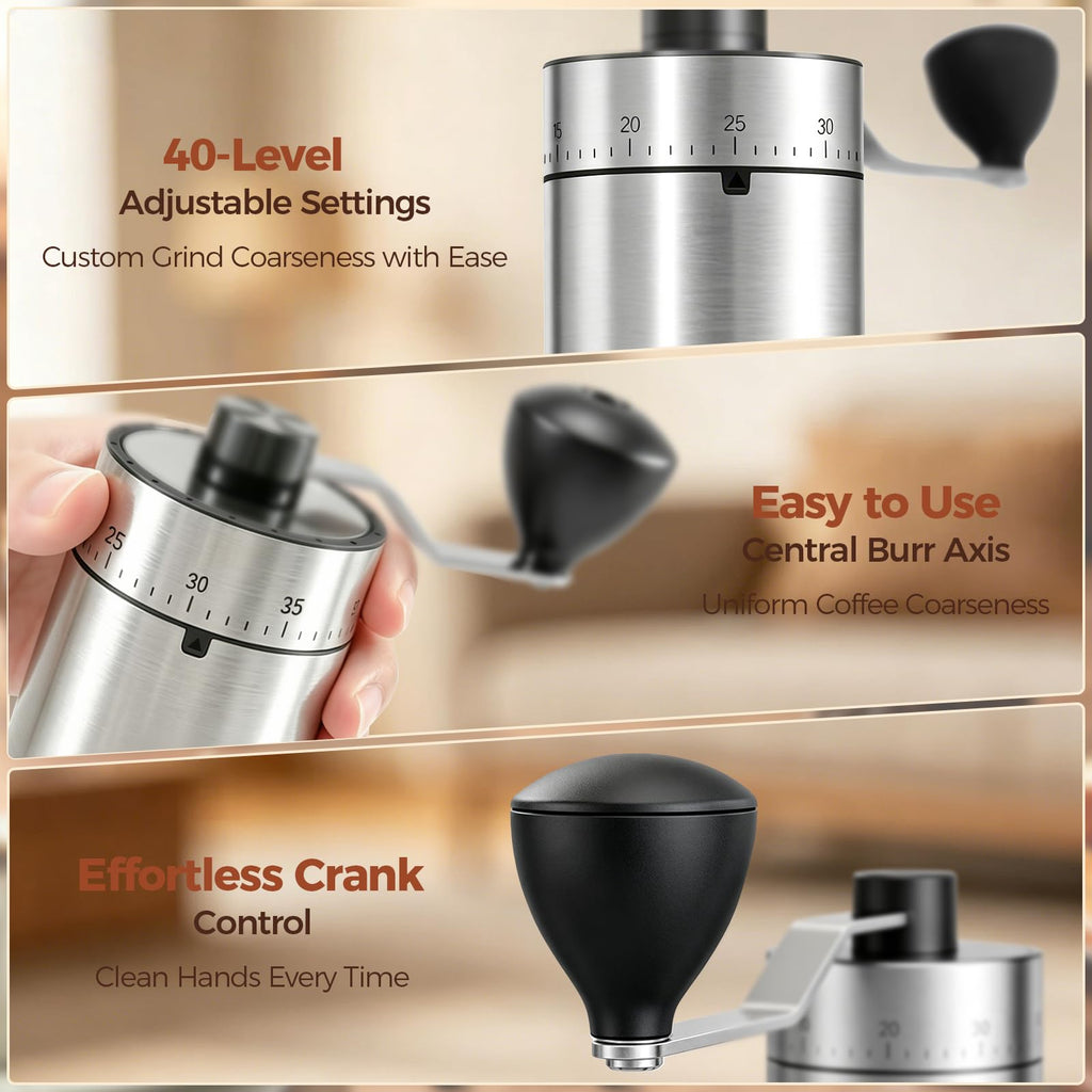 Manual Coffee Grinder with Ceramic Conical Burr K171