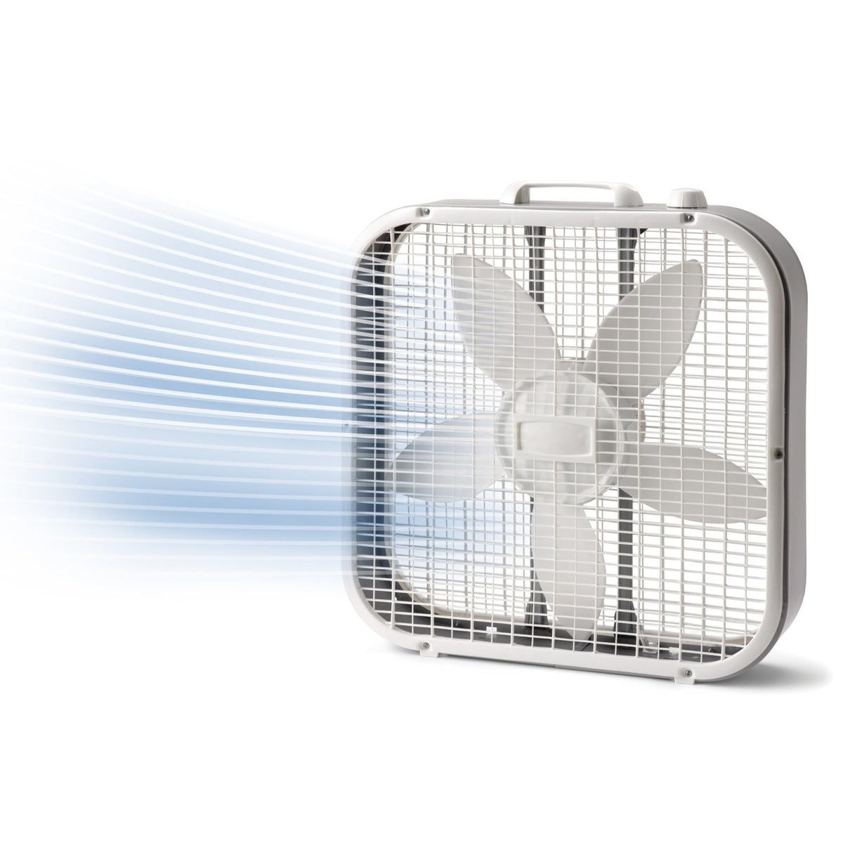 20" Classic Box Fan, 3 Speeds, White T507837