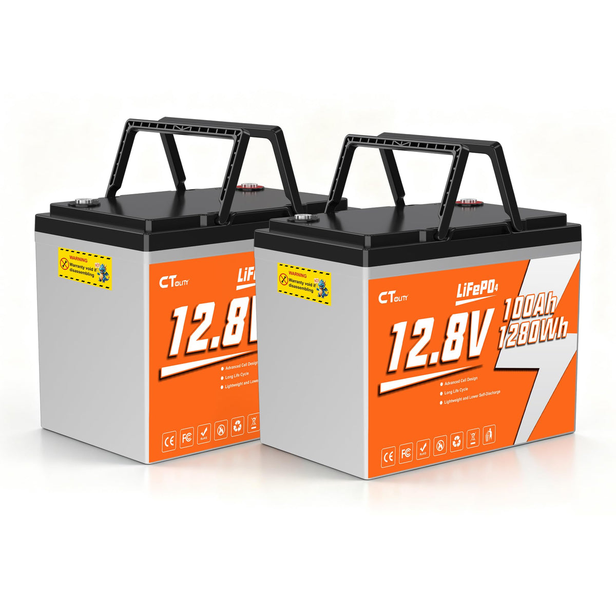 12V 100Ah LiFePO4 Lithium Battery O2990