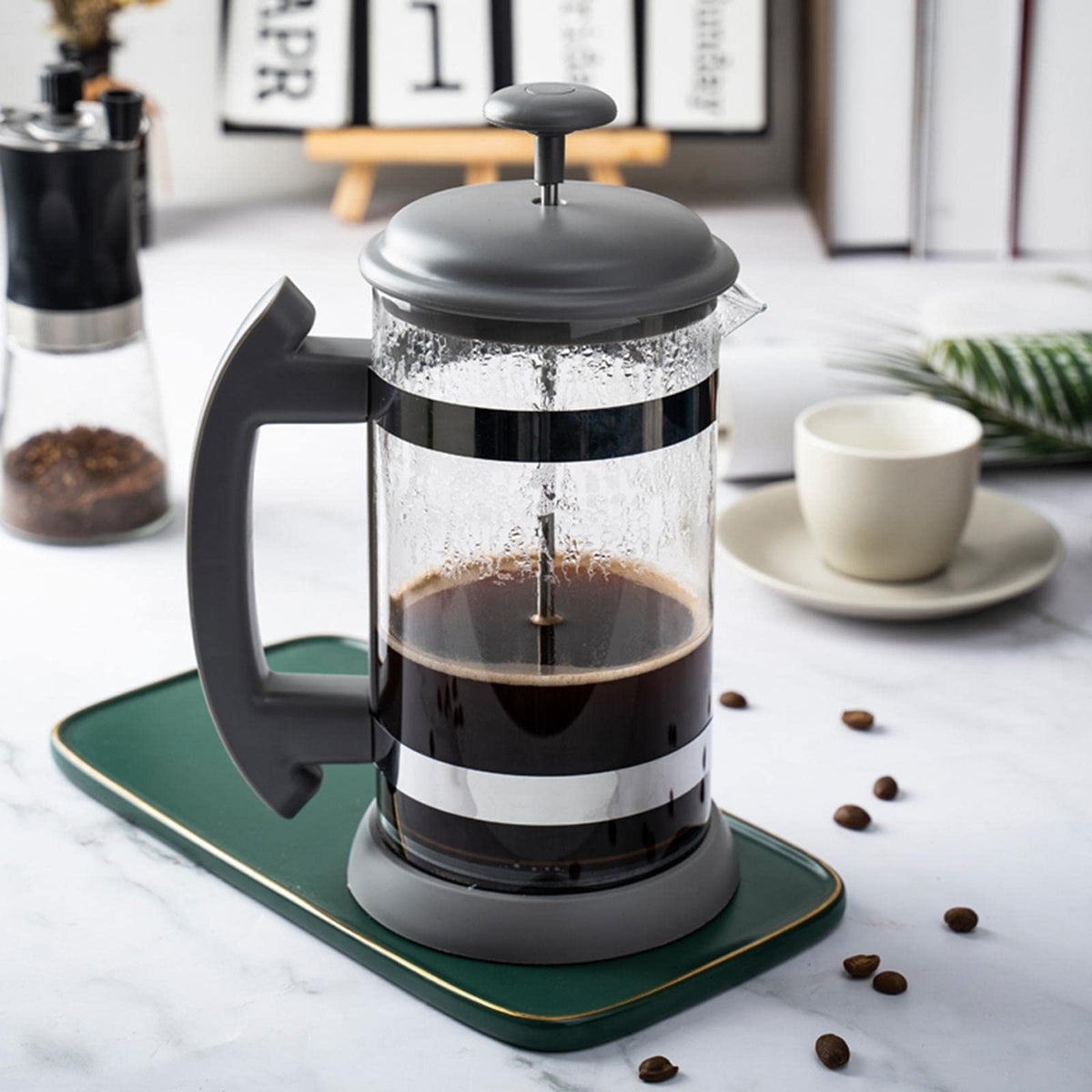 1L Stainless Steel Coffee Maker J10309