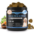 Chicken Flavor Flea and Tick Chewable Dog Supplement 135 Count O826