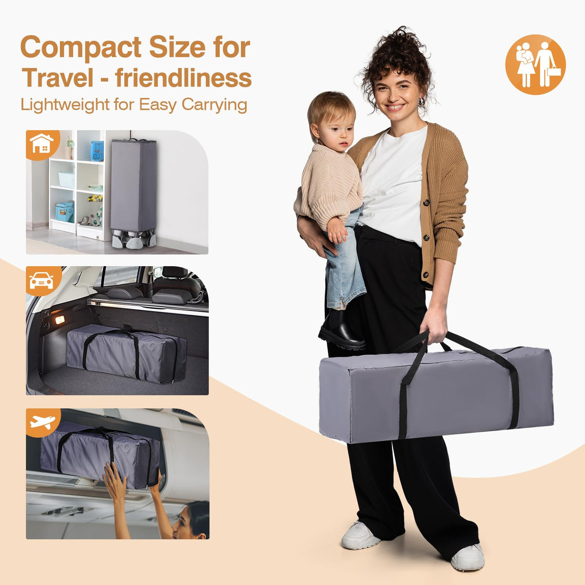 5 in 1 Pack and Play with Bassinet and Changing Table G79116