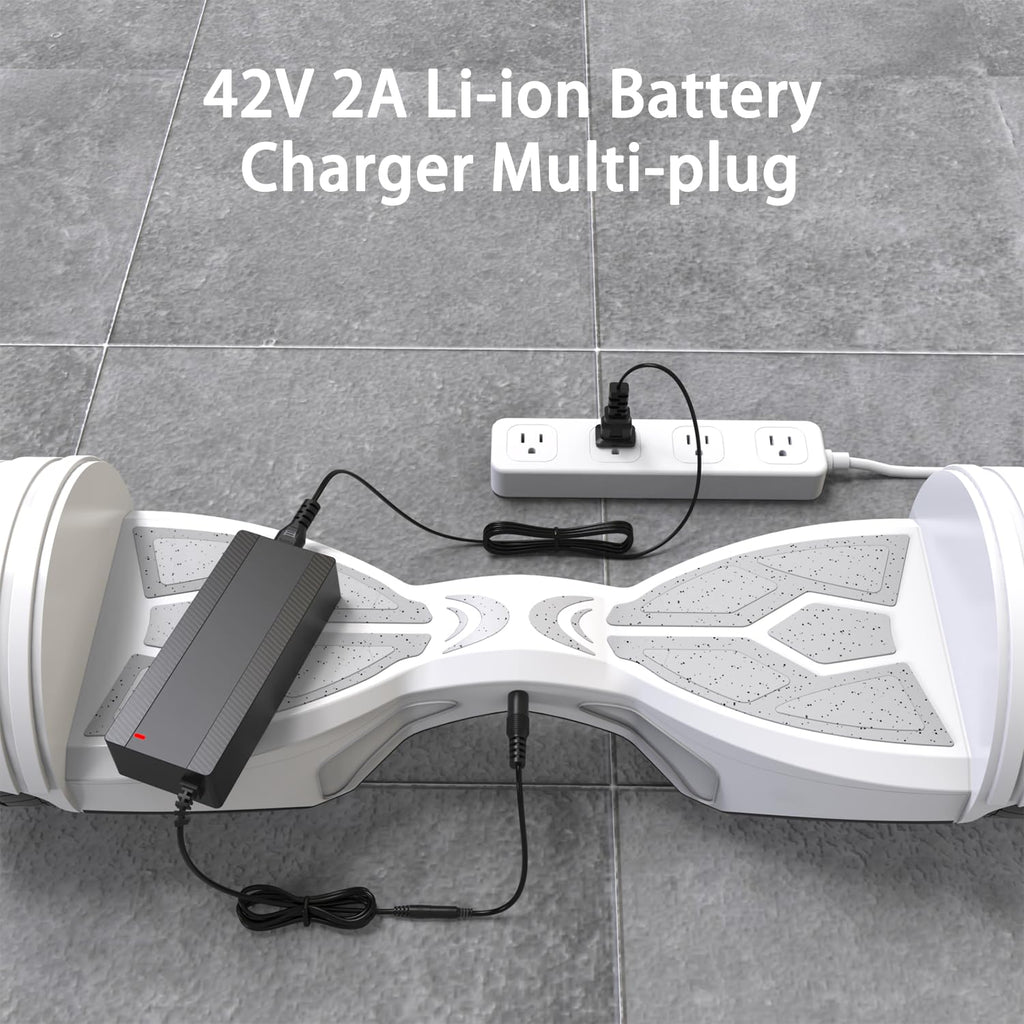 42V 2A Electric Scooter Charger with 7-in-1 Plugs L142305