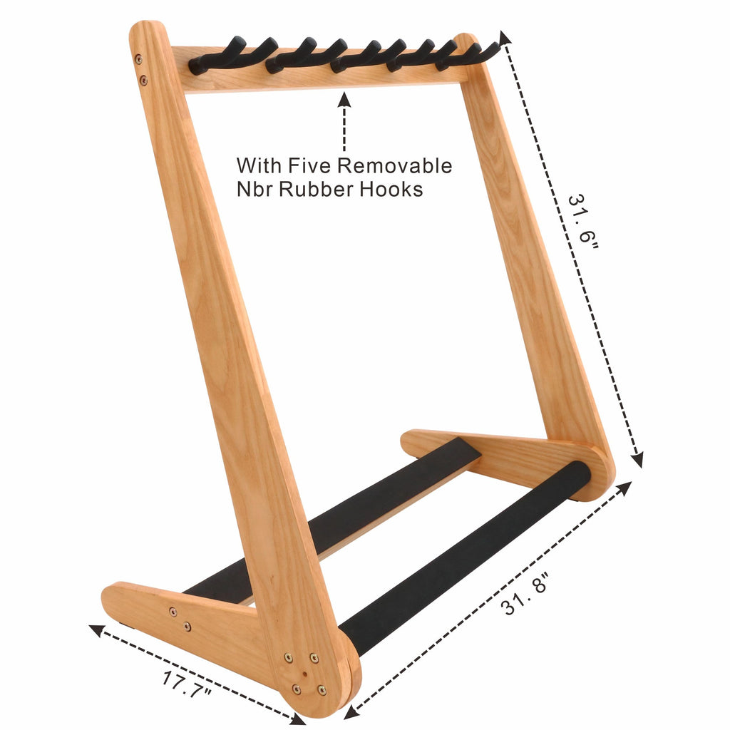 Wooden Guitar Stand 5 Stands X483077