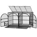 42" Heavy Duty Metal Dog Crate with Divider K561