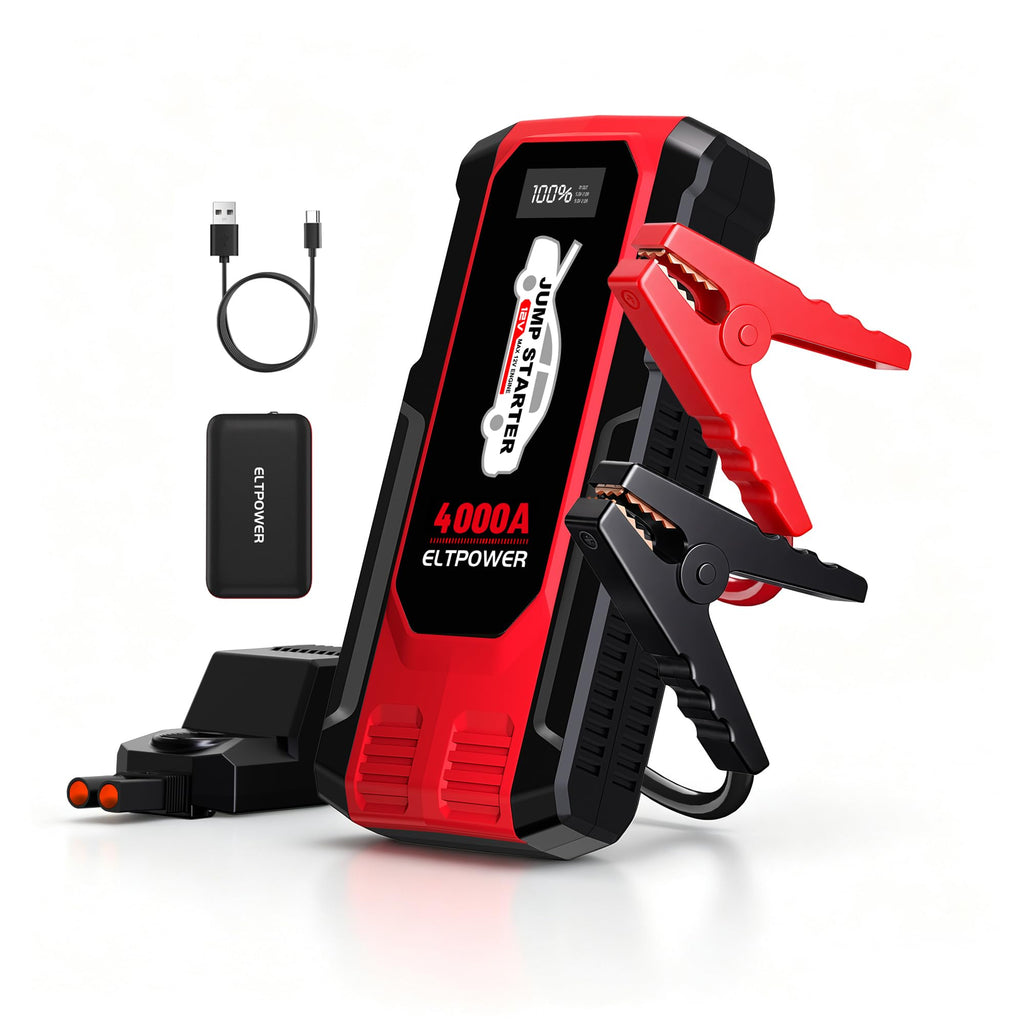 Heavy Duty 12V Portable Jump Starter with Carry Case A665