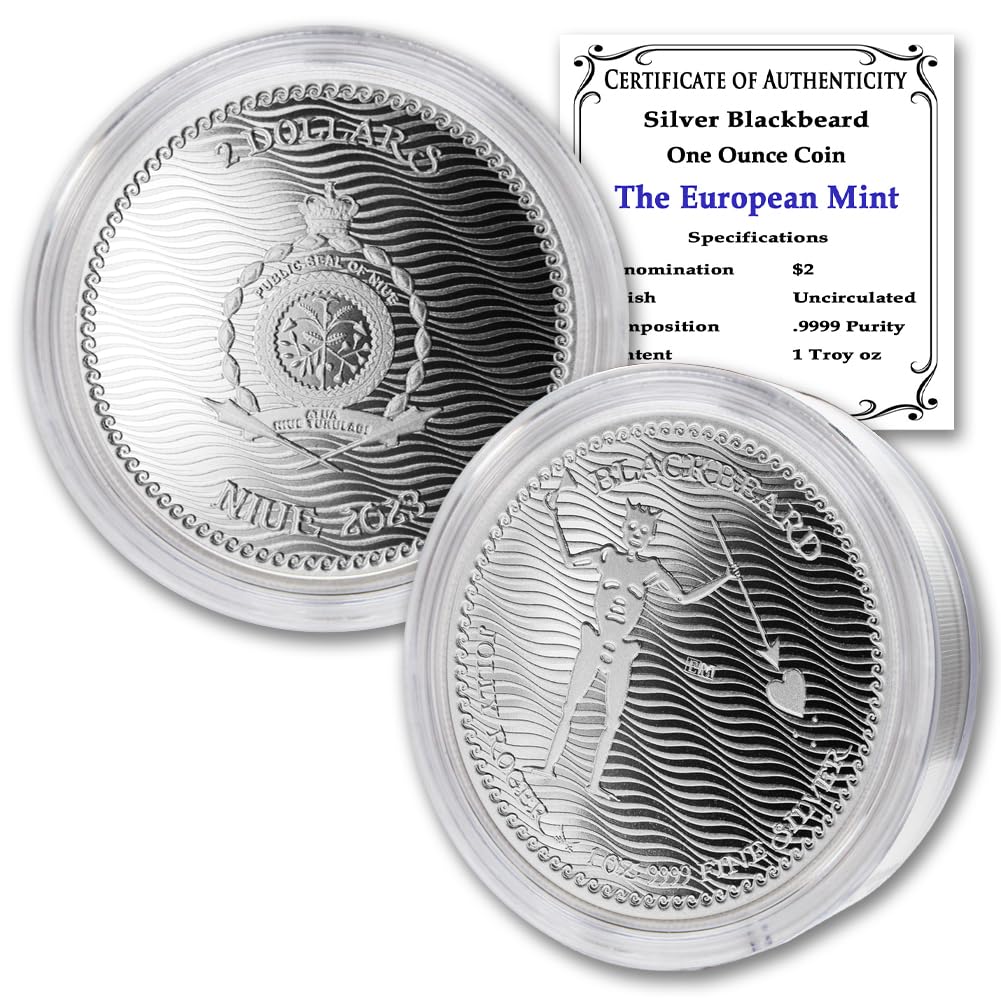 1 oz Silver Blackbeard M309