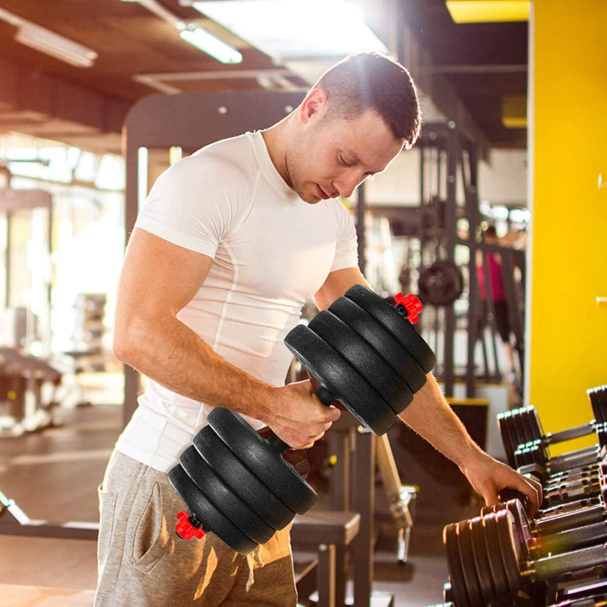 Adjustable Dumbbell Weight Set O478613