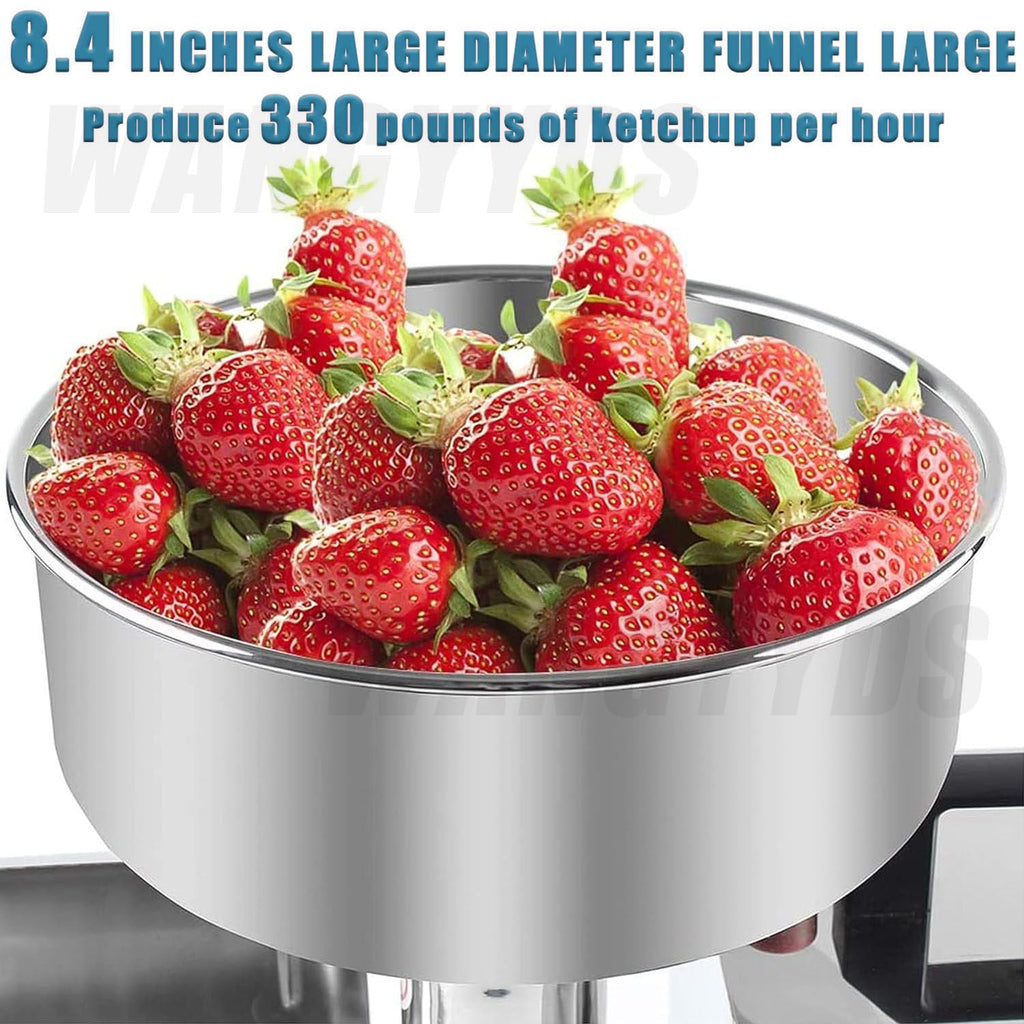 450W Electric Tomato Strainer Stainless Steel B647219
