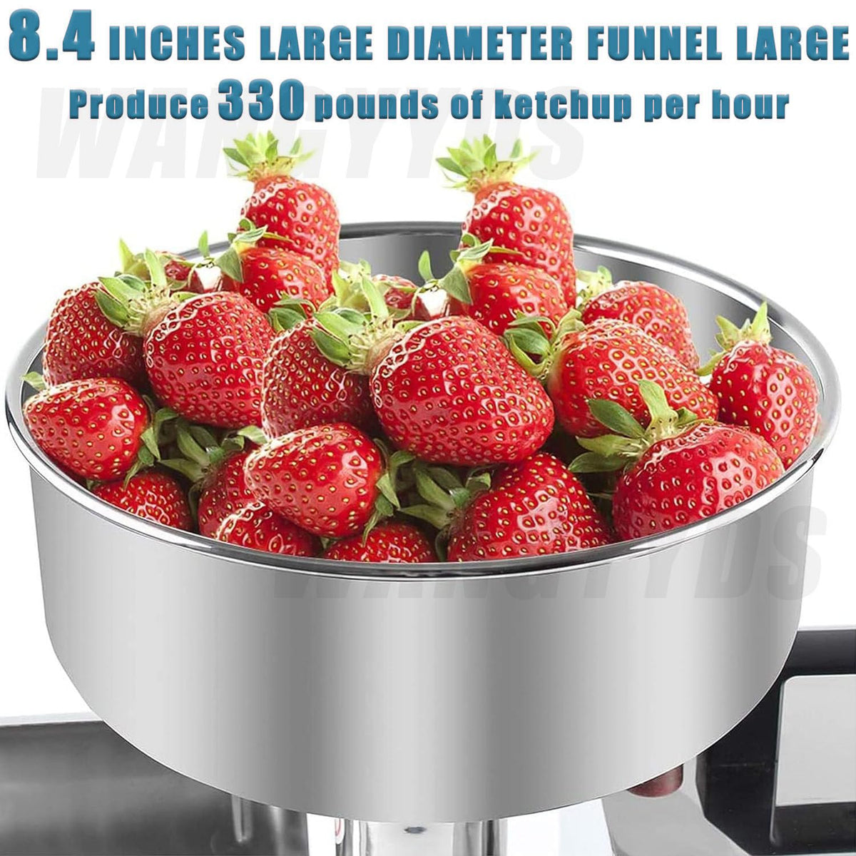 450W Electric Tomato Strainer Stainless Steel B647219