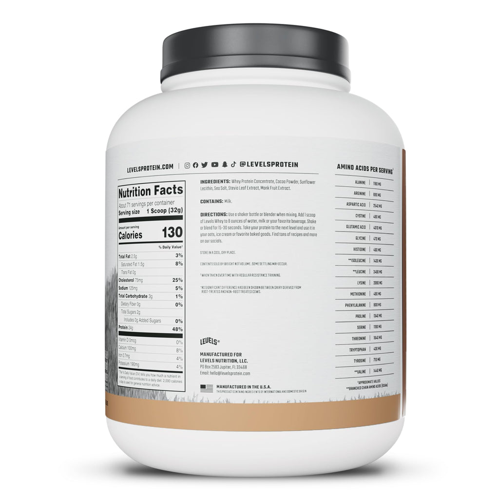Whey Protein Powder Pure Chocolate 5LB S550075
