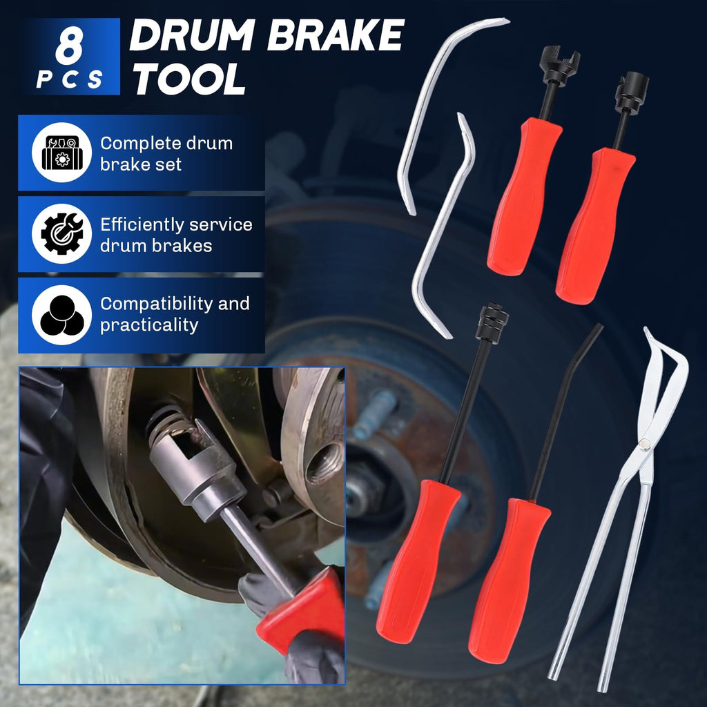 Heavy-Duty Disc Brake Caliper Tool & Drum Brake Tool P83559