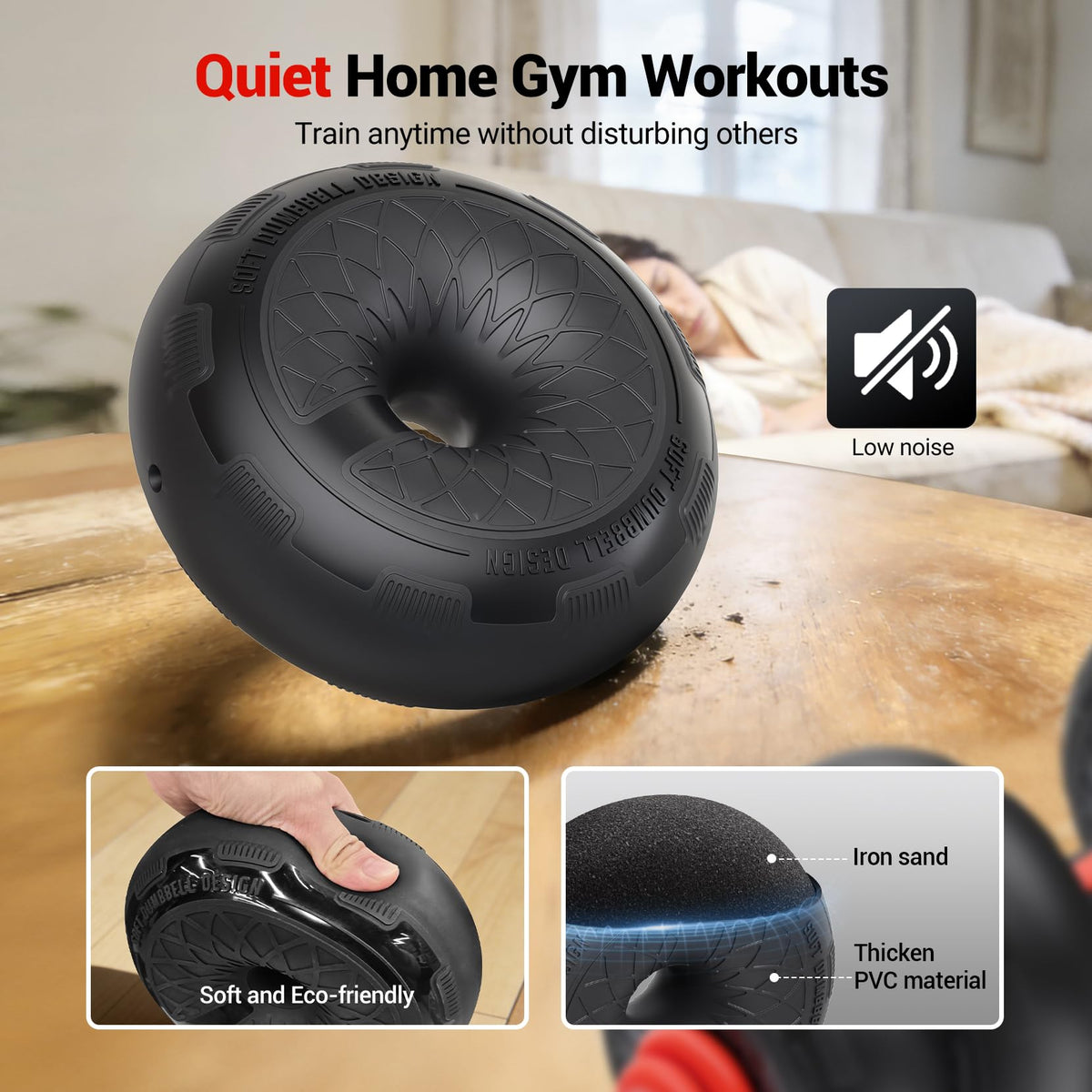 Adjustable Dumbbell Set with Connector U37990